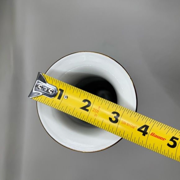 Japanese Style Fall Deer Blue Porcelain Decorative Ceramic Vase 10” Tall - Picture 10 of 10